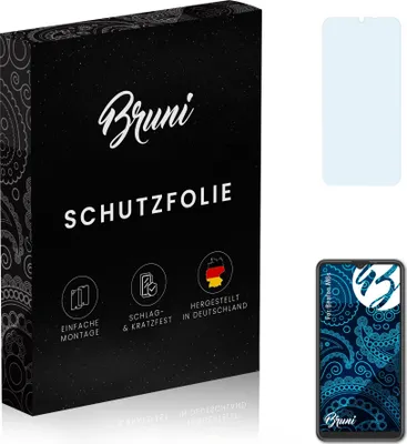 Produktbild von Bruni Basics-Clear 2x Schutzfolie kompatibel mit Beafon M6s Folie