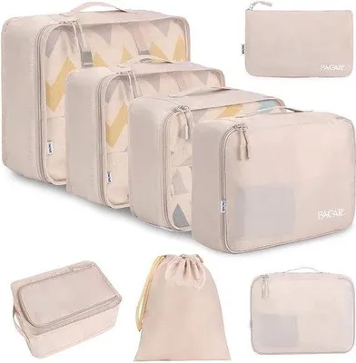 Produktbild von Famanu Organizer 8-teiliges Set - Kofferorganizer für Reiseaccessoires