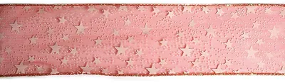 Produktbild von Rotes Dekoband mit Sternen 6.5 cm x 10