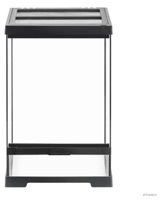 Productafbeelding van Exo Terra Pro Terrarium Zwart | Advanced Natural Terrarium 45×45×60 cm met 3-traps ventilatie