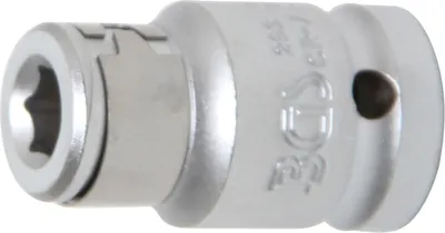 Immagine prodotto di BGS Adattatore per bit con sfera di fissaggio Attacco quadro 12,5 mm (1/2") Attacco esagonale 8 mm (5/16") - 293