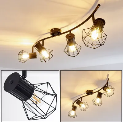 Produktbild von Pomari »Pomari« Deckenlampe aus Metall in Schwarz