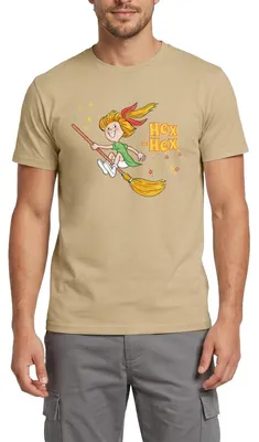 Produktbild von Spreadshirt Bibi Blocksberg Mit Bibi Und Kartoffelbrei Männer T-Shirt, 3XL, Sandbeige