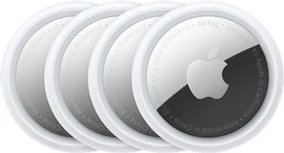 Produktbild von Apple AirTag, Artikel, Finder, Silber, Weiß, Staubresistent, IP67, CR2032