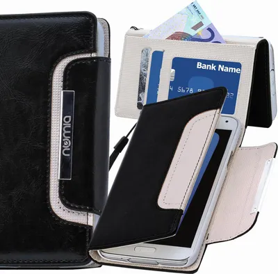 Produktbild von Samsung Galaxy J1 2016 Numia Bookstyle Schwarz-Weiss
