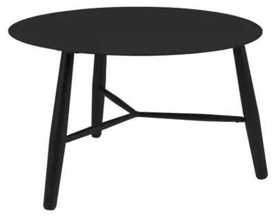 Produktbild von Loungetisch Vannes 75 x 50 x 75 cm Aluminium Schwarz
