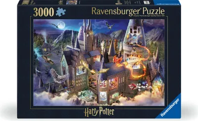 Zdjęcie produktu dla Ravensburger Wnętrze Hogwartu Układanka 3000 elementów Fantasy