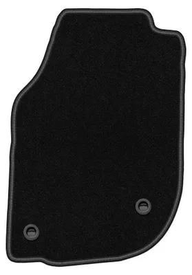Produktbild von Fahrermatte Velours für Volvo 940 / 960 FL 1990-1998 (Limousine) – 1-tlg, Schwarz, passgenau – Wielganizator BASIC