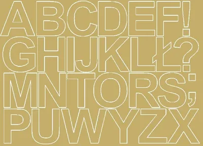 Produktbild von Selbstklebende Buchstabenaufkleber, 8 cm, goldfarben mit Glanz