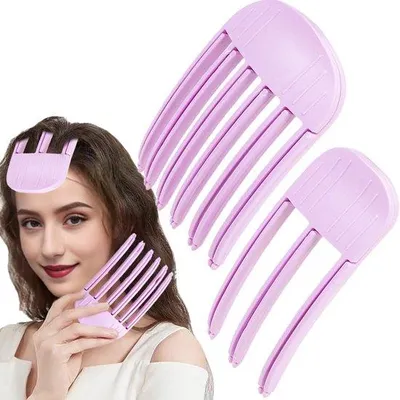 Produktbild von Volume-Haarstylingset mit 3- und 6-Lockenkämmen für Locken und Pferdeschwänze, Volumenklips für die Haarlinie, Haarspangen für lang und kurz geschnittenes Haar
