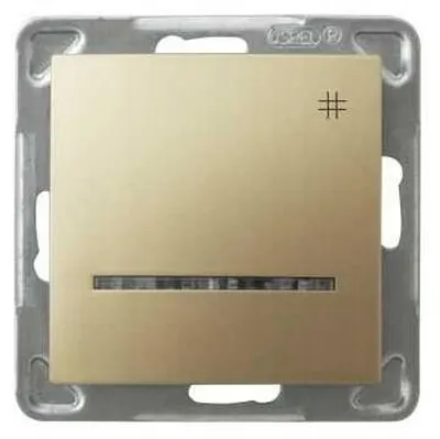 Obrázek produktu pro Ospel ŁP-4YS/m/28, Zlato, IP20, 250 V, 16 A, 71 mm, 40 mm