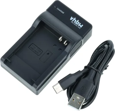Produktbild von vhbw USB Ladegerät kompatibel mit Canon PowerShot A3300 IS, G1 X Mark 2, A3350 IS, A3300IS Kamera Camcorder/Akku - Ladeschale, Ladeanzeige, 4,2 V