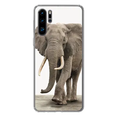 Produktbild von MuchoWow® Handyhülle Schutzhülle Hülle für Huawei P30 Pro Elefant - Kinder - Tiere - Mädchen Silikon Softcase Handy Hülle - Schutzdeckel