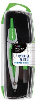Immagine prodotto di Compasso con astuccio verde di Kidea