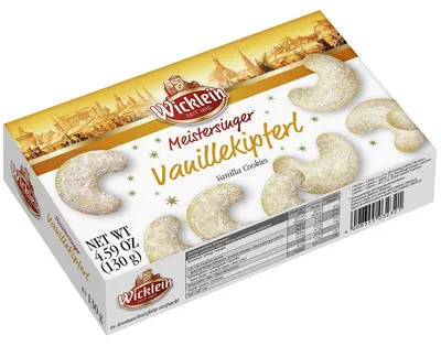 Produktbild von Wicklein Meistersinger Vanillekipferl 130g