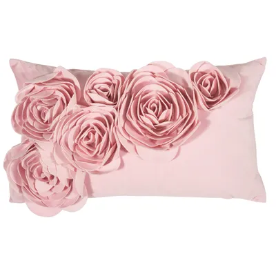 Produktbild von PAD Kissenhülle Samt Floral Rose (30x50cm)