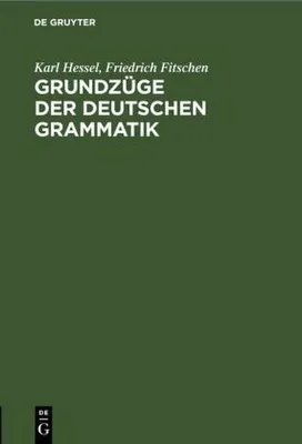 Produktbild von Grundzüge der deutschen Grammatik