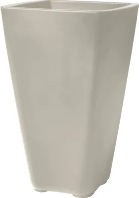 Image de Step2 Bridgeview - Pot de Fleur Grand - Béton |  42,8 x 42,8 x 66 cm - Jardinière Balcon Léger et Facile à déplacer - Plastique rotomoulé