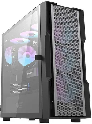 Obrázek produktu pro darkFlash Darkflash DK431 Mesh kompiuterio korpusas + 4 ARGB ventiliatoriai - juodas
