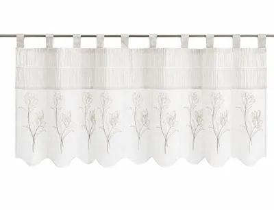 Produktbild von Design Schlaufen-Scheibengardine bestickt 2226 HxB ca. 50x145cm
