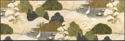 Produktbild von wash+dry Design Schmutzfangmatte - Zen Flow - 60  x 180 cm