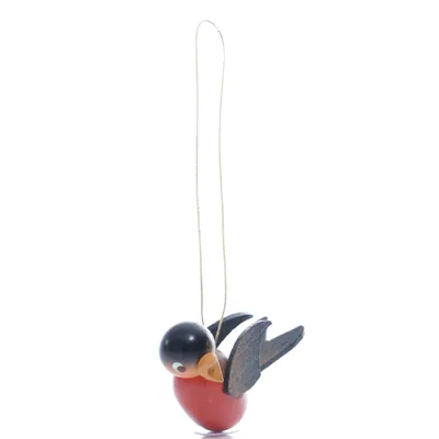 Obrázek produktu pro Keř závěsný zpěvný pták 1x býček závěsný VxŠxH 4x2x6cm NOVINKA