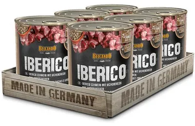 Image de BELCANDO® Iberico Porc aux pois chiches et aux airelles 6x 800g