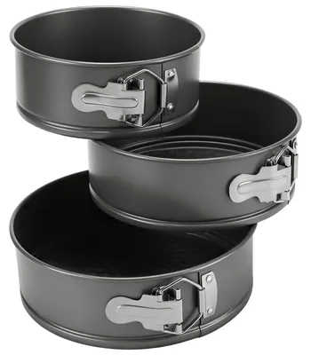 Springform-Set 3-tlg., rund 16/7/8 Inch, antihaftbeschichtet, Kohlenstoffstahl