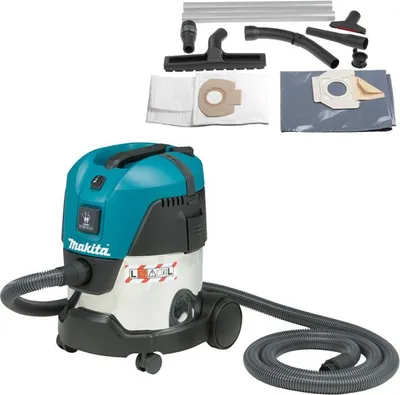 Produktbild von Makita VC2012L, Trocken&Nass, Schwarz, Blau, Silber, L, 15 l, 12 l, 7,5 m