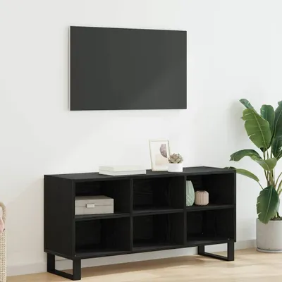 Immagine prodotto di Maison Exclusive - Mobile TV effetto rovere nero 103,5 x 30 x 50 cm