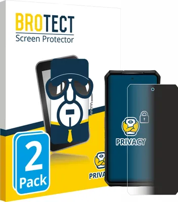 Produktbild von 2x BROTECT Sichtschutzfolie für Ulefone Armor 28 Pro Anti-Spy Privacy Sichtschutz Blickschutz Folie Blaulicht-Schutz
