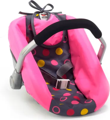 Zdjęcie produktu dla Fotelik samochodowy dla lalek Bayer Chic 2000 - Kolor: Funny Pink; 708 24