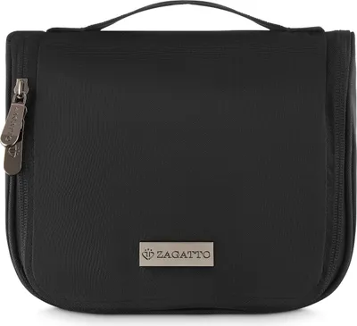 Produktbild von Zagatto Schwarze Kosmetiktasche mit Haken und Spiegel ZG731