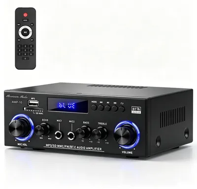 Obrázok produktu pre Bluetooth zosilňovač 50W x 2 - stereo audio systém s 2 kanálmi pre domáce použitie