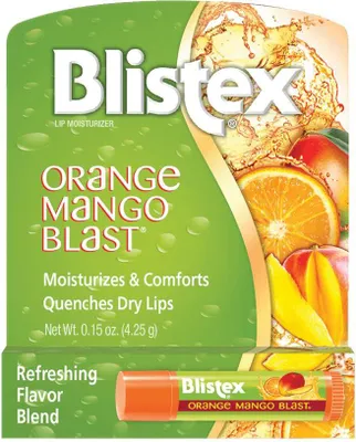 Produktbild von Blistex | Lippenbalsam, Feuchtigkeitsspendend, Kälteschutz, Schützend, Ideal für den Winter | Orange und Mango - 4,25g