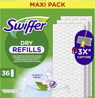 Zdjęcie produktu dla Swiffer 8700216677363 Swiffer suche chusteczki do podłóg - opakowanie uzupełniające