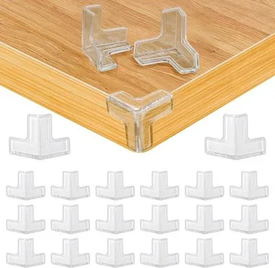 Produktbild von Famanu Eckschutz 20 Stück - Selbstklebend, transparent, für Babys