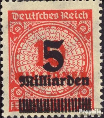 Produktbild von Briefmarken Deutsches Reich 1923 Mi 334A postfrisch Hochinflation