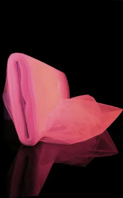 Produktbild von 1lfm PSYWORK Schwarzlicht Tüll Rosa
