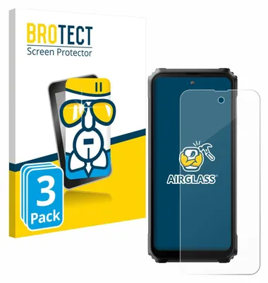 A product package for screen protectors, with a smartphone and a screen protector shown.