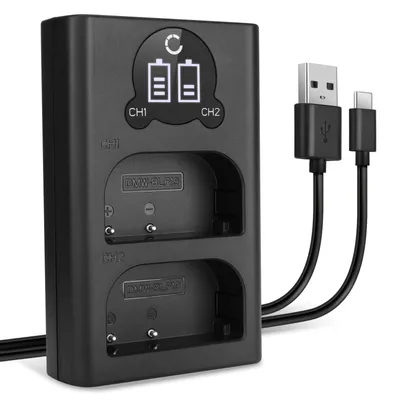 Image de CELLONIC Chargeur Double DMW-BLF19 DMW-BLF19E DMW-BLF19PP Smart et Rapide compatible avec Alimentation Dual DMW-BTC10 + Câble USB de Charge