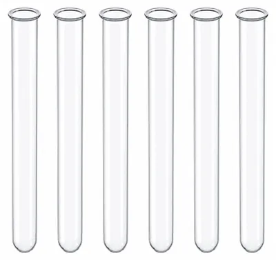Produktbild von Reagenzglas 6 Stück | 17,8 x 1,7cm |  Blumenvase Glasröhrchen Deko