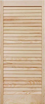 Produktbild von ben+camilla.com geschlossene Lamellentür 99,3x39,4cm Massivholz Kiefer