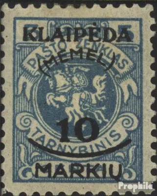 Produktbild von Briefmarken Memelgebiet 1922 Mi 124 gestempelt Klaipeda