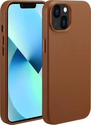 Zdjęcie produktu dla Accezz MagSafe Leather Backcover voor de Apple iPhone 13 - Sienna Brown