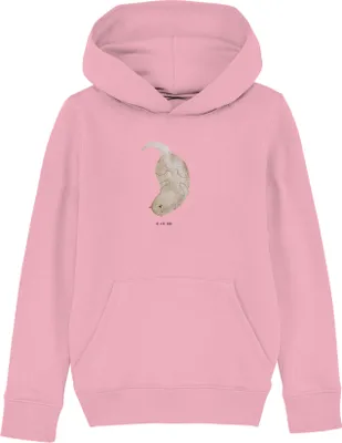 Produktbild von Mr. & Mrs. Panda Kinderpullover Otter Kopfüber 9-11 Jahre (134/146) - Baumwolle Pink - Geschenk, Kapuzenpullover, Niedlich, Sweatshirt, Kapuzenpulli, Kinderbekleidung, Hoody
