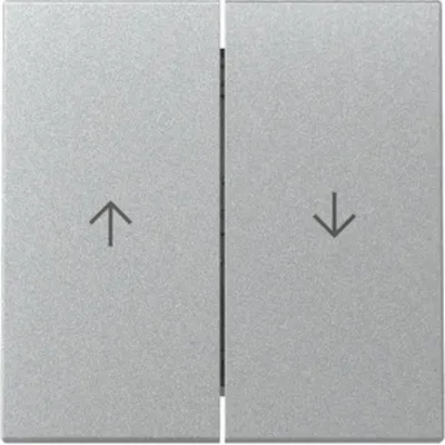 Produktbild von GIRA 329426 Wippe 2f Pfeil System 55 F Alu