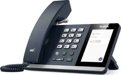 Produktbild von Yealink MP45, IP-Telefon, Schwarz, Grau, Kabelgebundenes Mobilteil, 64 MB, 128 MB, Linux