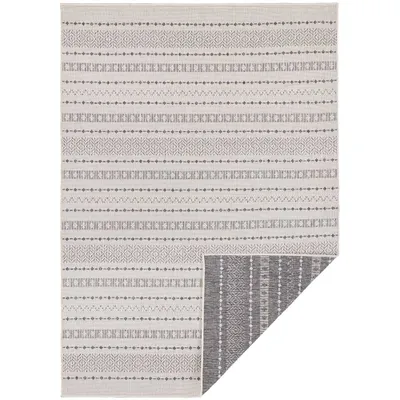 Zdjęcie produktu dla Szary dywan na taras, płaskotkany 120x170cm