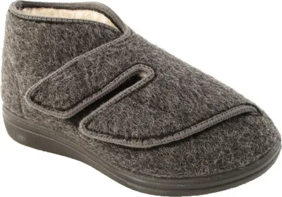 Produktbild von Fischer Markenschuh 0555 82 Uni Hausschuh Bad Wiessee Dunkel Grau, Grau, Gr. 38